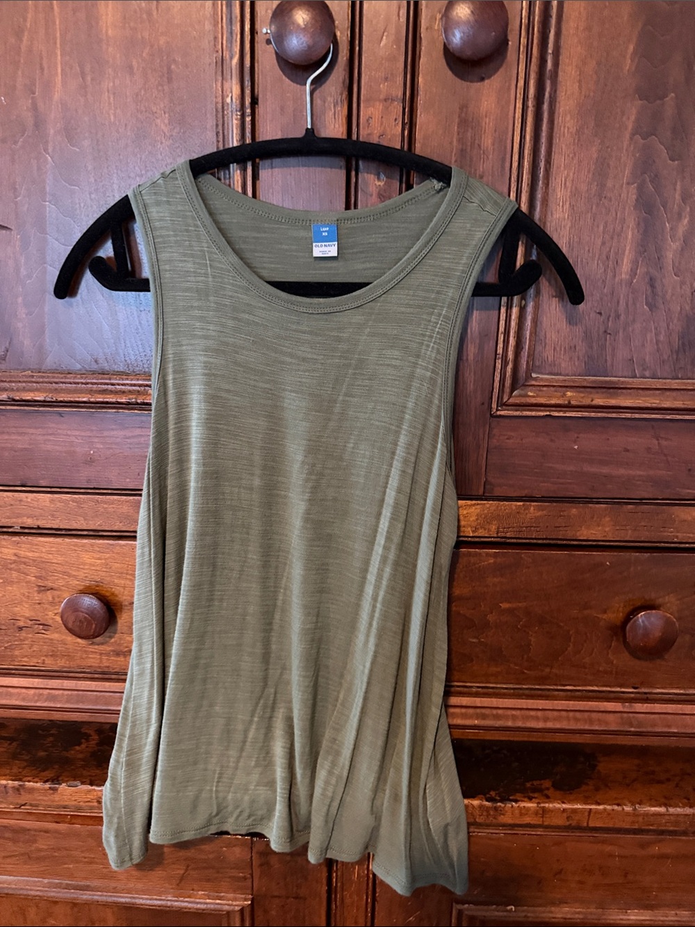 Old Navy Olive Green Luxe Tank Top